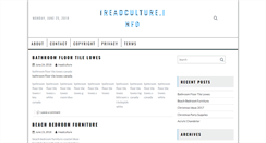 Desktop Screenshot of ireadculture.info